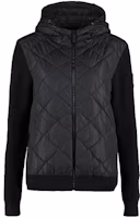 (Women) Canada Goose SS23 Black Solid Color Panel Hooded Jacket. CG6800L-45 (Women) Canada Goose SS23 Black Solid Color Panel Hooded Jacket. CG6800L-45