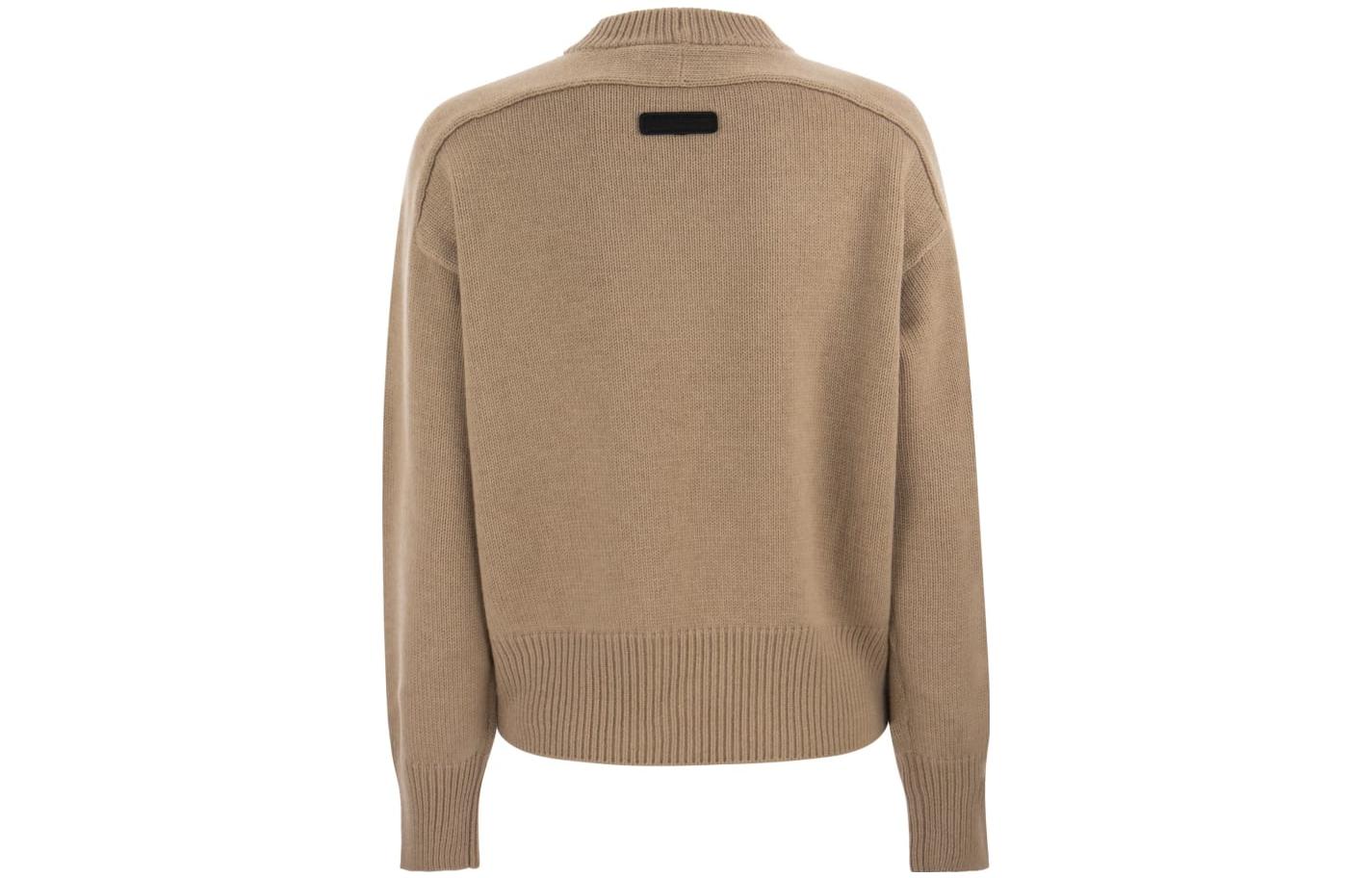 Lookbook (W) カナダグース SS23 ブラウン ウール クルーネック セーター 7601W2149