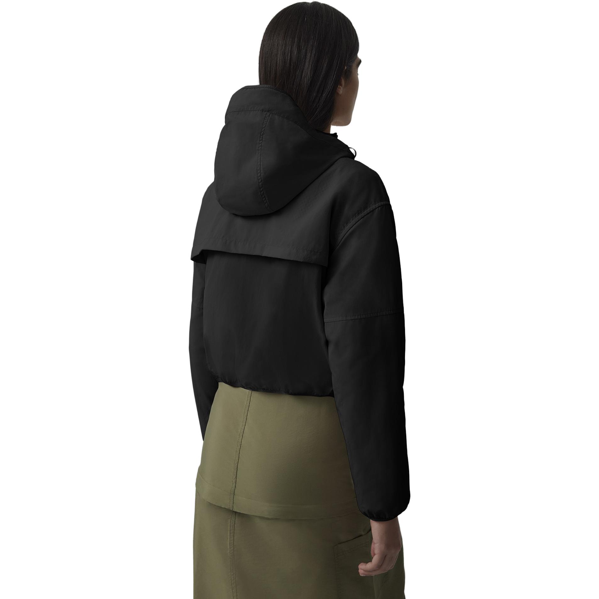 Shop (W) 加拿大鹅 SS23 纯色标志连帽外套 黑色 2433WB-61