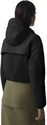 (W) 加拿大鹅 SS23 纯色标志连帽外套 黑色 2433WB-61 Shop (W) 加拿大鹅 SS23 纯色标志连帽外套 黑色 2433WB-61