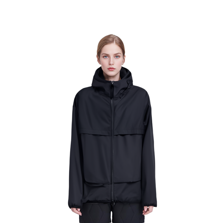 Details for (W) 加拿大鹅 SS23 纯色标志连帽外套 黑色 2433WB-61