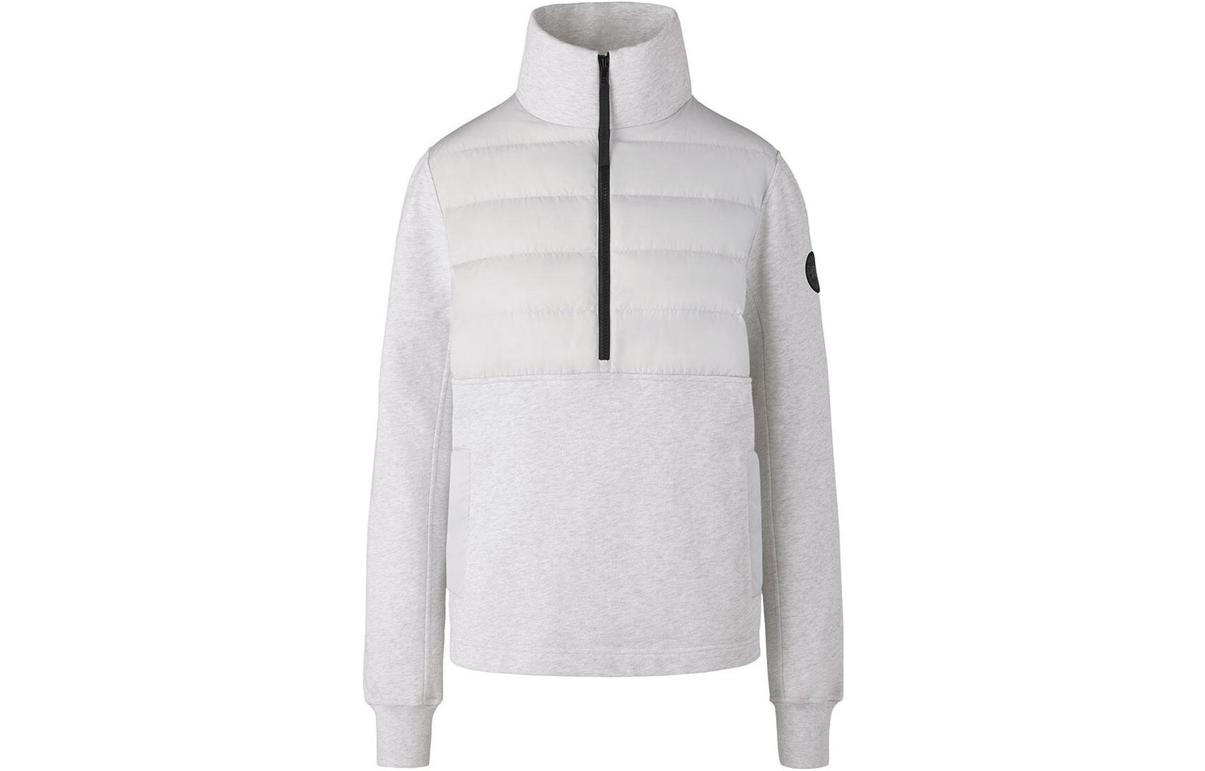 Order (W) Canada Goose SS23 HyBridge Muskoka Pullover Sweatshirt Wanita Abu Silver Birch. 6841WB-1342