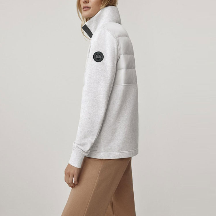 Purchase (W) Canada Goose SS23 HyBridge Muskoka Pullover Sweatshirt Wanita Abu Silver Birch. 6841WB-1342