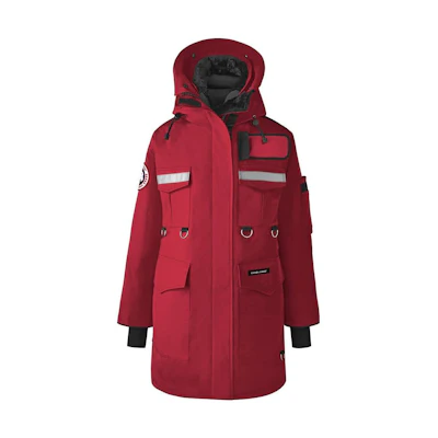 (Women) Canada Goose SS23 Resolute Parka Long Down Jacket Red 8501L-11