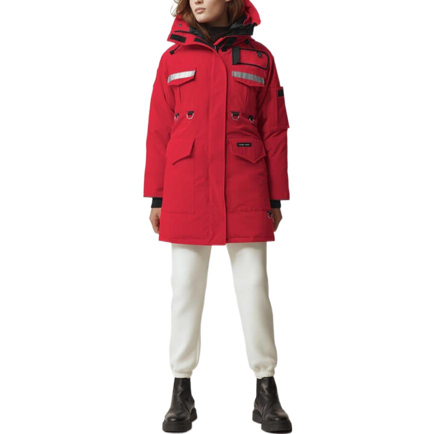 (Women) Canada Goose SS23 Resolute Parka Long Down Jacket Red 8501L-11 圖 7