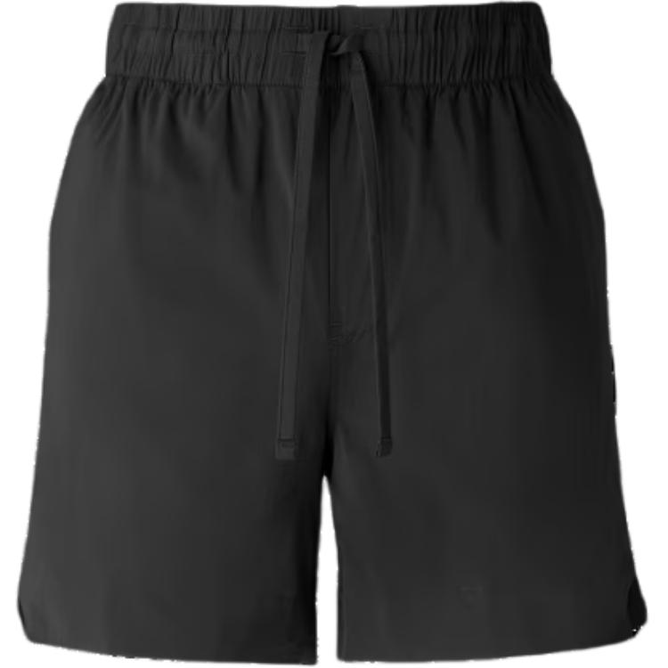 (Women) Canada Goose SS24 Kaslo  Black Windproof Drawstring Casual Shorts. 7501W-61