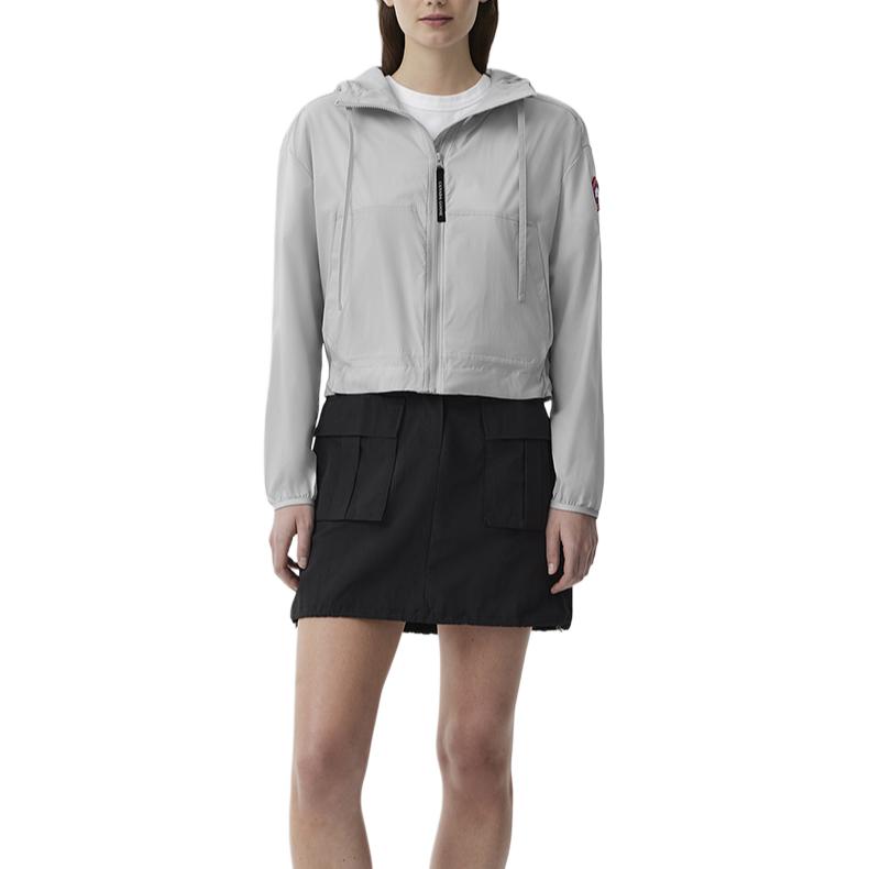 (Women) Canada Goose SS24 Kaslo Lightweight Logo Hooded Jacket Women’s Silver Birch. 2444W-200 圖 2