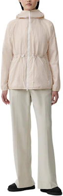 (W) 캐나다구스 SS24 룬델 방풍 방수 베이지 후드 자켓 여성용. 2438WW-1621 Lookbook (W) 캐나다구스 SS24 룬델 방풍 방수 베이지 후드 자켓 여성용. 2438WW-1621