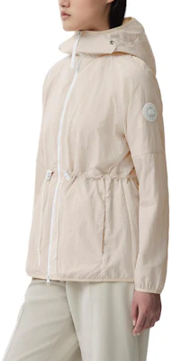 (W) 캐나다구스 SS24 룬델 방풍 방수 베이지 후드 자켓 여성용. 2438WW-1621 Details for (W) 캐나다구스 SS24 룬델 방풍 방수 베이지 후드 자켓 여성용. 2438WW-1621