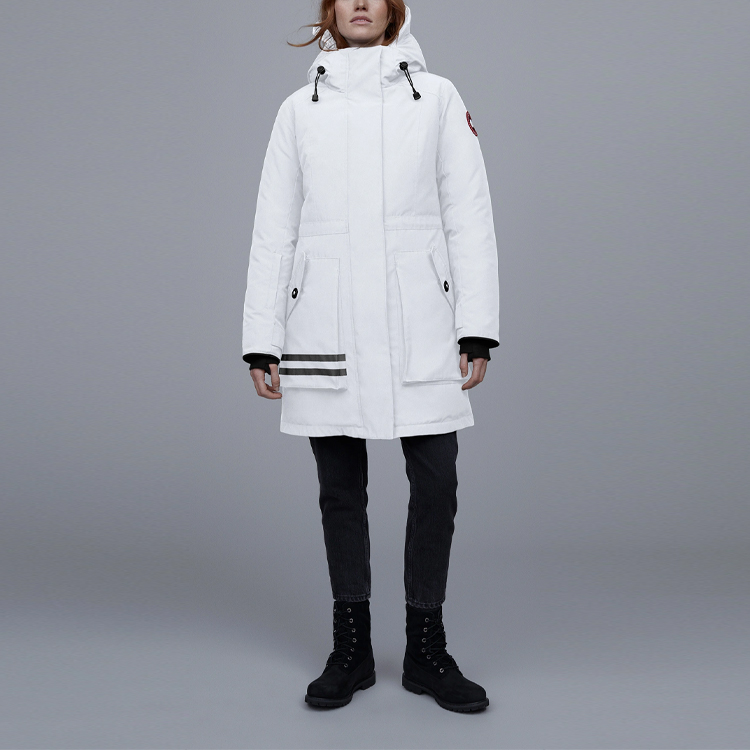 Purchase (W) Canada Goose Toronto Red Label Jaket Putih Printed Down 1049L-595