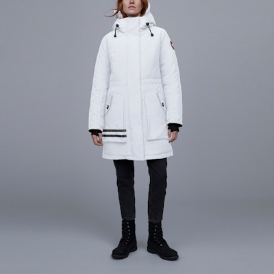 (W) Canada Goose Toronto Red Label Jaket Putih Printed Down 1049L-595 Purchase (W) Canada Goose Toronto Red Label Jaket Putih Printed Down 1049L-595