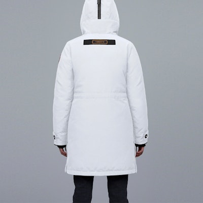 (W) Canada Goose Toronto Red Label Jaket Putih Printed Down 1049L-595 Details for (W) Canada Goose Toronto Red Label Jaket Putih Printed Down 1049L-595