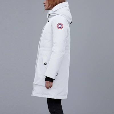 (W) Canada Goose Toronto Red Label Jaket Putih Printed Down 1049L-595 Sizing (W) Canada Goose Toronto Red Label Jaket Putih Printed Down 1049L-595