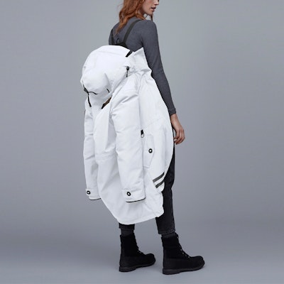 (W) Canada Goose Toronto Red Label Jaket Putih Printed Down 1049L-595 Cheap (W) Canada Goose Toronto Red Label Jaket Putih Printed Down 1049L-595