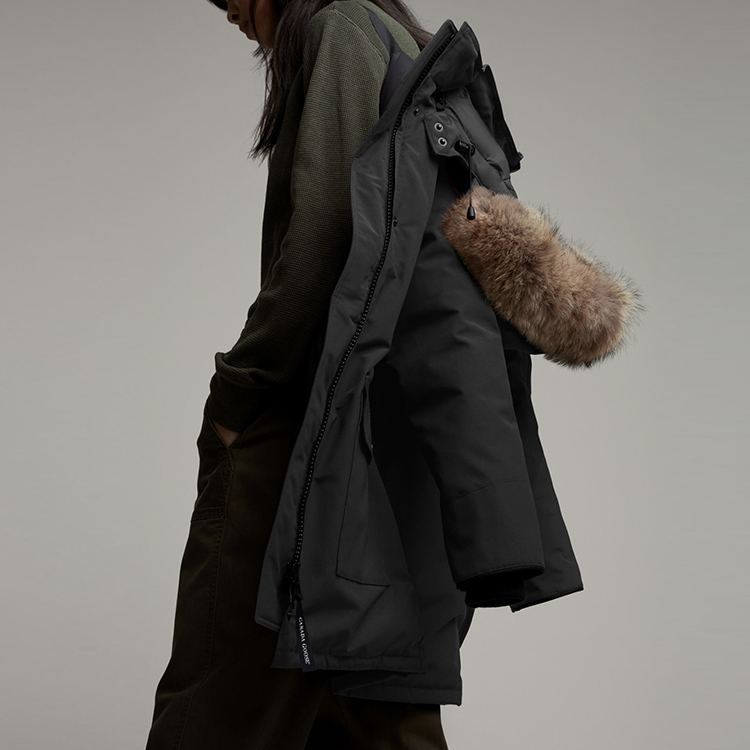 (Women) Canada Goose Trillium Black Long Parka, Red Label, Windproof Winter Coat 6660LA-61 圖 6