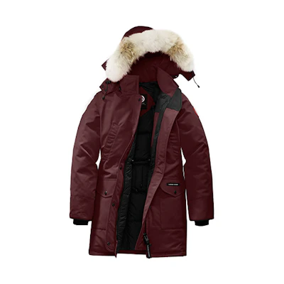(Women) Canada Goose Trillium Fit Red Label Parka Jacket Elderberry Color 6660LA-810