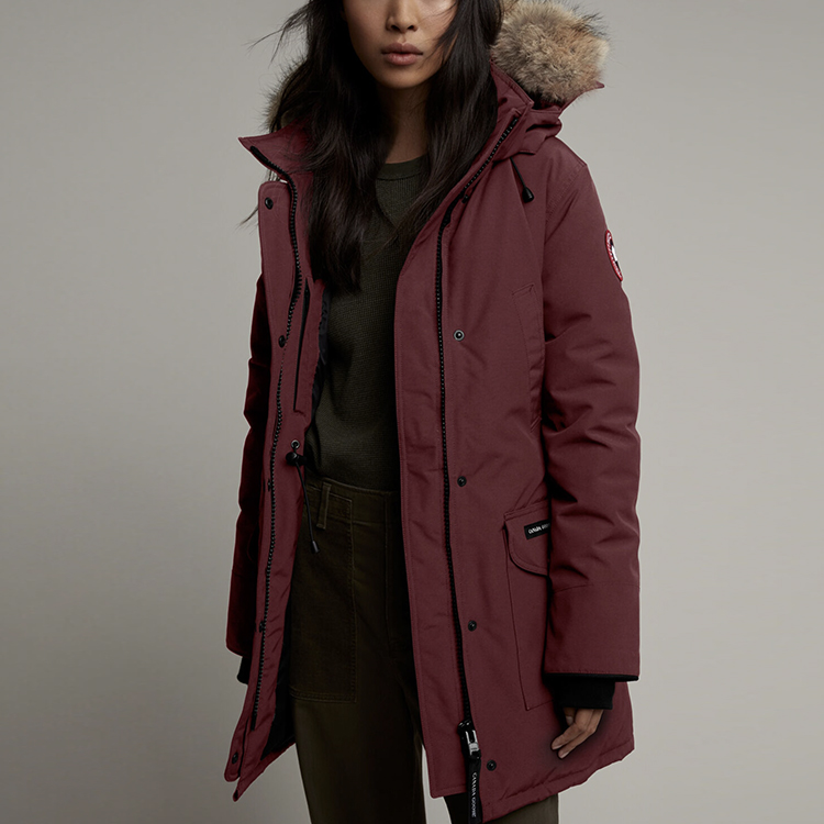 (Women) Canada Goose Trillium Fit Red Label Parka Jacket Elderberry Color 6660LA-810 圖 3