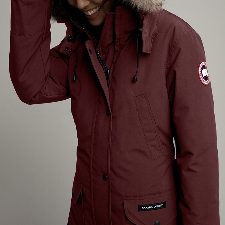 (Women) Canada Goose Trillium Fit Red Label Parka Jacket Elderberry Color 6660LA-810 圖 5