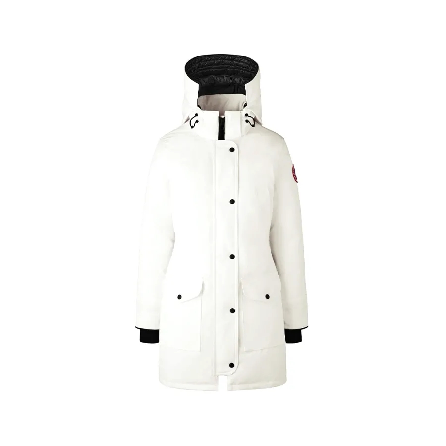 Buy (Women) Canada Goose Trillium FW22  White Hooded Waterproof Down Parka Jacket. 6660W-433