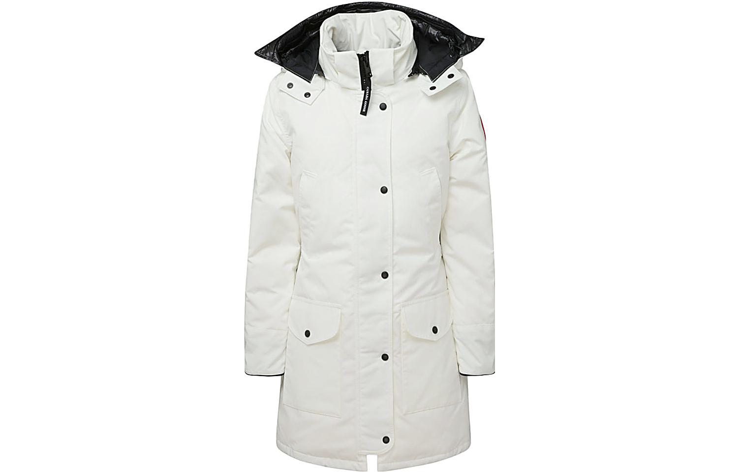 Order (Women) Canada Goose Trillium FW22  White Hooded Waterproof Down Parka Jacket. 6660W-433