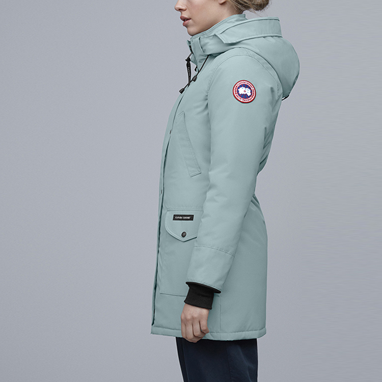 Shop (W) Canada Goose Trillium Parka Azul, Abrigo Invierno Impermeable y Cortavientos. 6660L-808