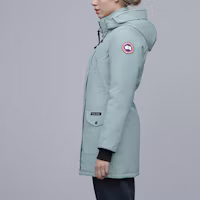Shop (W) 加拿大鵝 Trillium 派克大衣, 藍色防風防水羽絨服, 冬季系列 6660L-808