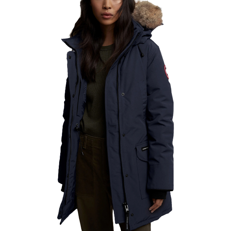 Lookbook (W) 캐나다구스 트릴리움 파카 방수 방풍 다운 자켓 네이비 6660LA-646