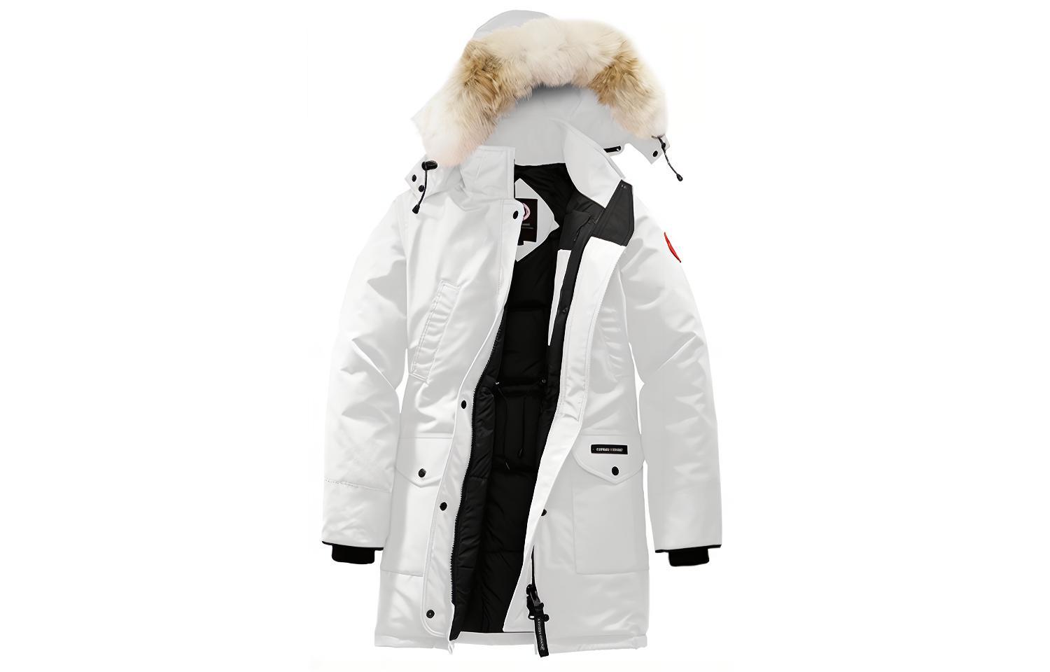 Order (W) 加拿大鵝 Trillium 長款白色羽絨外套 冬季款 6660L-433