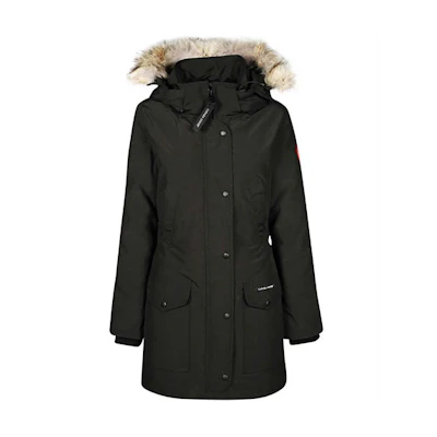 (Women) Canada Goose Trillium Parka Red Label Black Winter Down Coat 6660L-61