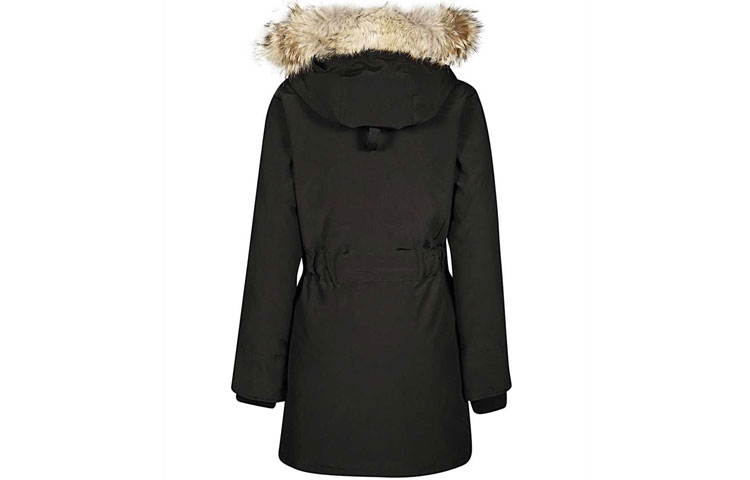 Lookbook (W) 캐나다구스 트릴리움 파카 레드 라벨 블랙 윈터 다운 코트 6660L-61