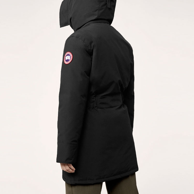 Shop (W) 캐나다구스 트릴리움 파카 레드 라벨 블랙 윈터 다운 코트 6660L-61