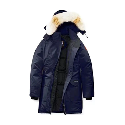 (Women) Canada Goose Trillium Parka Winter Waterproof Down Coat - Blue. 6660L-63