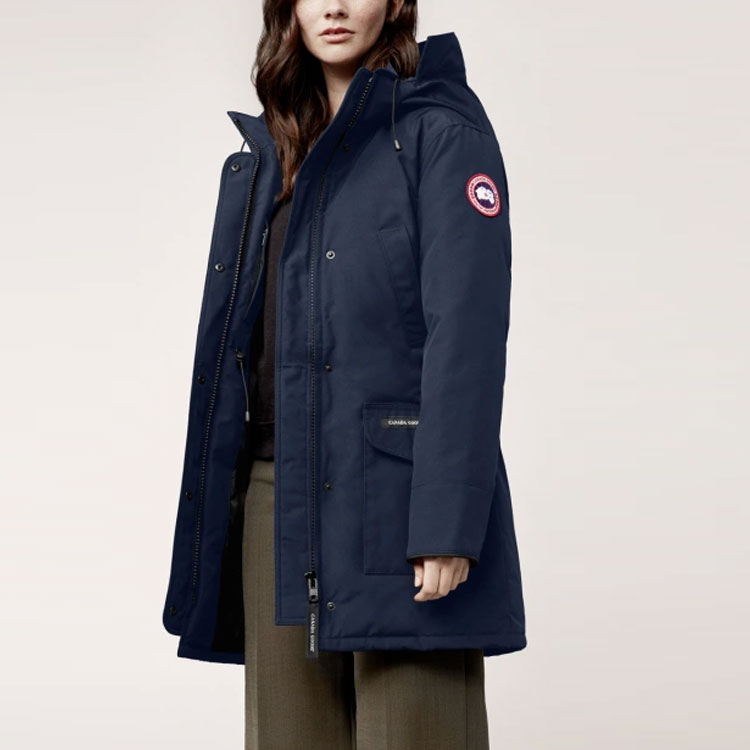 (Women) Canada Goose Trillium Parka Winter Waterproof Down Coat - Blue. 6660L-63 圖 6