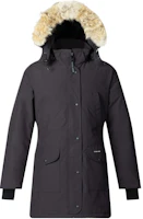 (Women) Canada Goose Trillium Parka Womens Deep Navy Winter Waterproof Coat 6660L-67 (Women) Canada Goose Trillium Parka Womens Deep Navy Winter Waterproof Coat 6660L-67