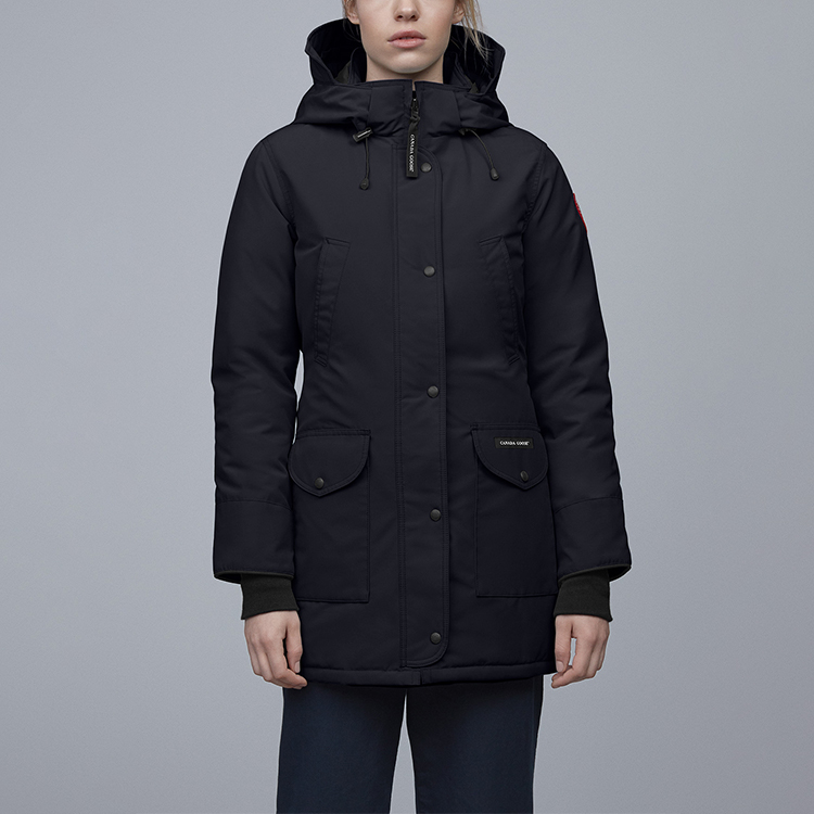 Lookbook (Women) Canada Goose Trillium Parka Womens Deep Navy Winter Waterproof Coat 6660L-67