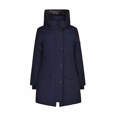 (Women) Canada Goose Trillium Red Label Navy Long Parka Down Jacket. 6660W-63