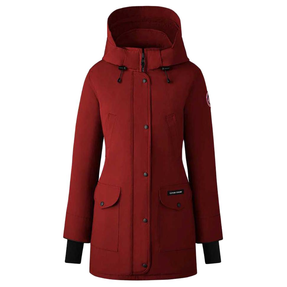(Women) Canada Goose Trillium Red Label Long Parka Coat Redwood 6660L-261