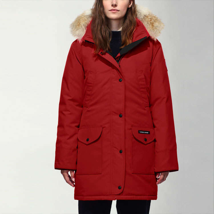 (Women) Canada Goose Trillium Red Label Long Parka Coat Redwood 6660L-261 圖 3