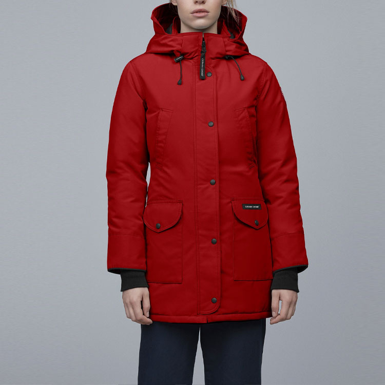 (Women) Canada Goose Trillium Red Label Long Parka Coat Redwood 6660L-261 圖 4