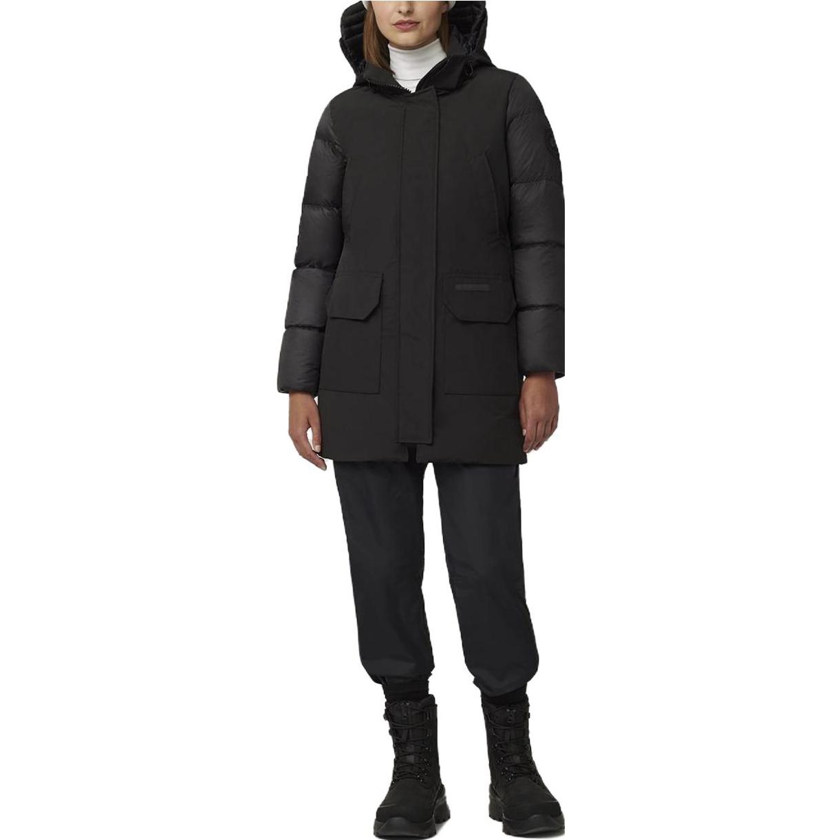 (Women) Canada Goose Trillium Solid Color Hooded Zip Slim Jacket 6661W-B61 圖 3