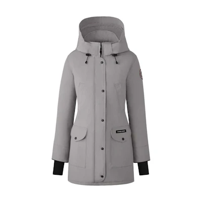 (Women) Canada Goose Trillium Winter Parka, Waterproof, Stone Gray 6660L-432