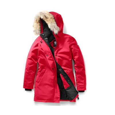 (Women) Canada Goose Victoria Red Label Red Winter Parka Jacket 3037L-11