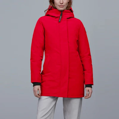 (W) 加拿大鹅 Victoria 红标红色冬季派克大衣 3037L-11 Lookbook (W) 加拿大鹅 Victoria 红标红色冬季派克大衣 3037L-11