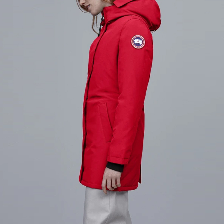 Purchase (W) 加拿大鹅 Victoria 红标红色冬季派克大衣 3037L-11