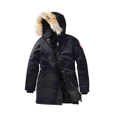(Women) Canada Goose Victoria Series Down Jacket, Navy Blue Winter Coat 3037L-67