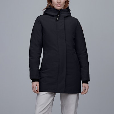 (Women) Canada Goose Victoria Series Down Jacket, Navy Blue Winter Coat 3037L-67 Lookbook (Women) Canada Goose Victoria Series Down Jacket, Navy Blue Winter Coat 3037L-67