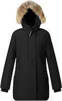 (Women) Canada Goose Victoria Series Red Label Down Parka Black 3037L-61 (Women) Canada Goose Victoria Series Red Label Down Parka Black 3037L-61