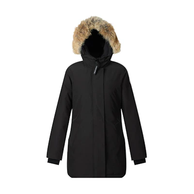 (Women) Canada Goose Victoria Series Red Label Down Parka Black 3037L-61
