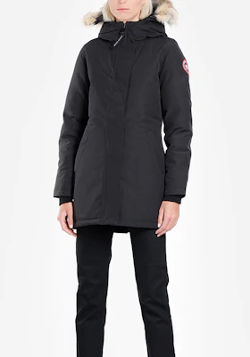 (W) Canada Goose Victoria Series Red Label Down Parka Hitam 3037L-61 Lookbook (W) Canada Goose Victoria Series Red Label Down Parka Hitam 3037L-61