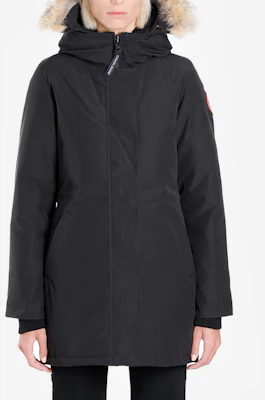 (W) Canada Goose Victoria Series Red Label Down Parka Hitam 3037L-61 Shop (W) Canada Goose Victoria Series Red Label Down Parka Hitam 3037L-61